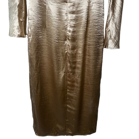 MAJORELLE | NWT Cecilia Midi Dress in Champagne Size XS - Picture 8 of 10